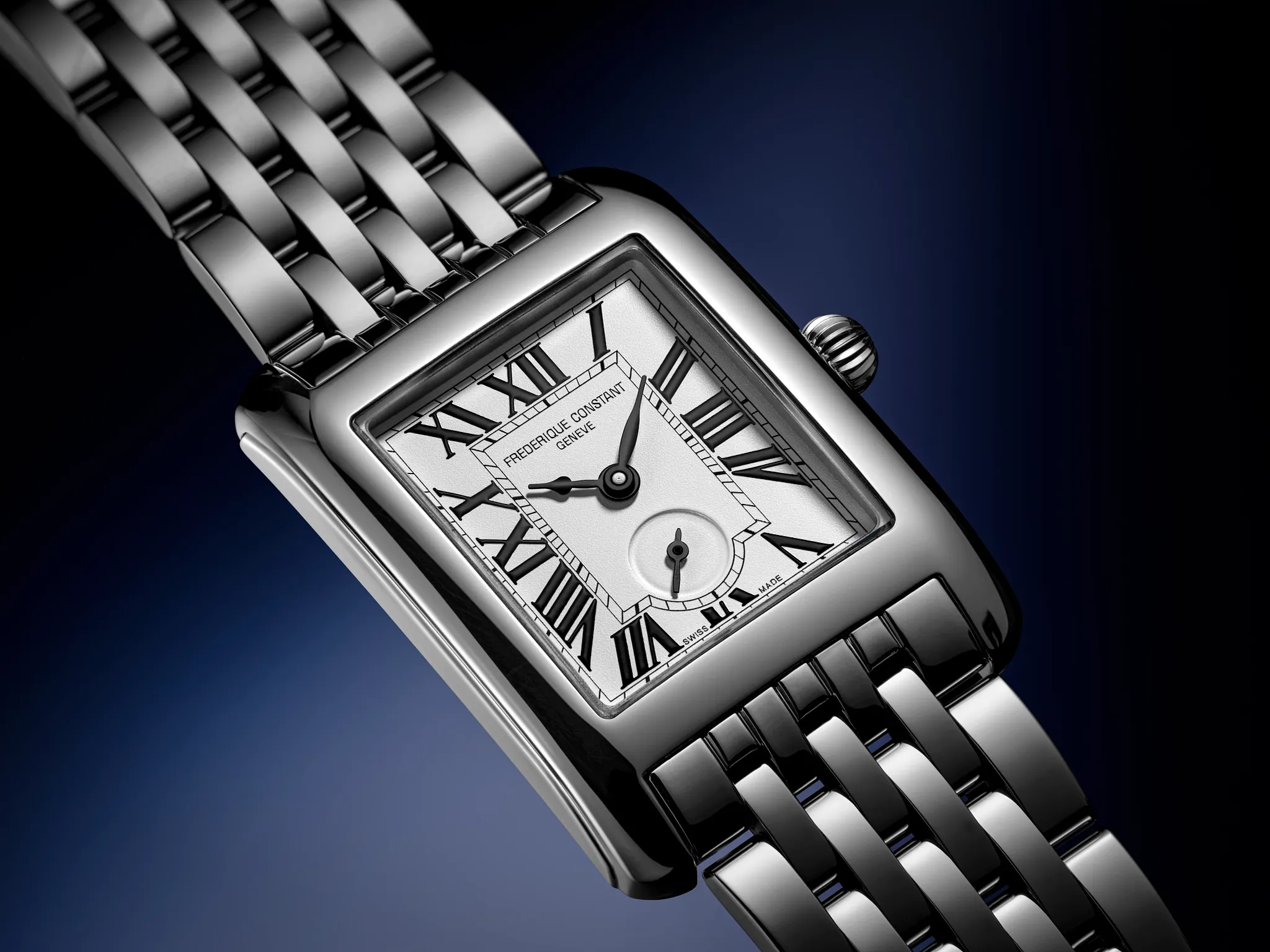 Classics Carrée Small Seconds Watch FC-235S2C6B | Frederique Constant